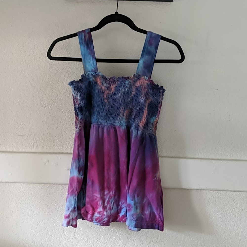 Tie Dyed Babydoll Top - Picture 4 of 9